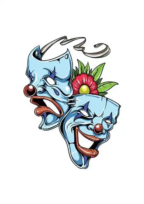 小丑面具怎么画小丑面具怎么画才漂亮