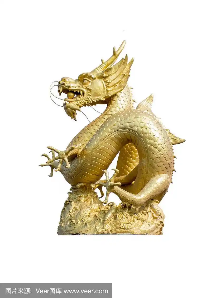 黄金巨龙雕像