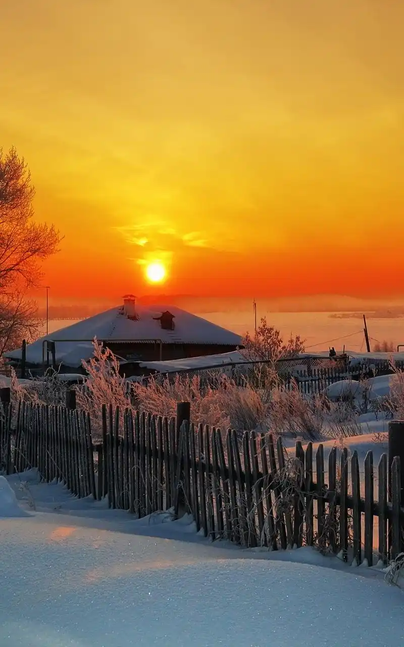 冬季冰雪唯美自然风光手机桌面主题壁纸 第二辑