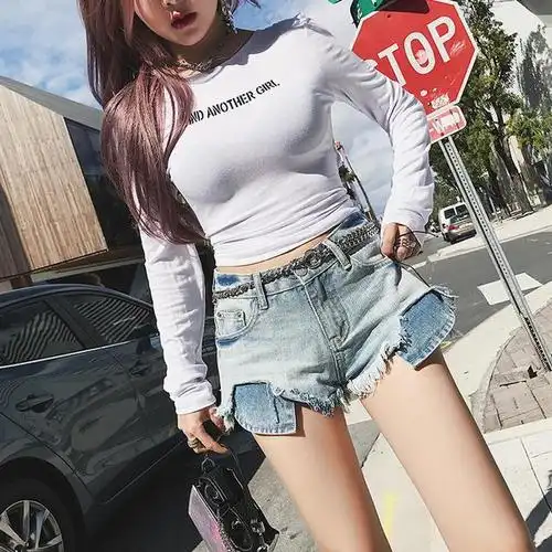 超短牛仔热裤挑战你的性感极限