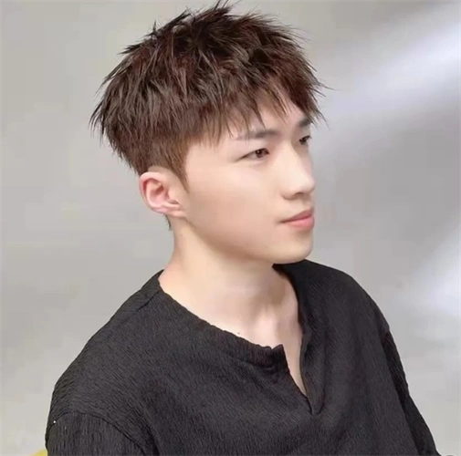 男学生发型范本 清爽帅气升颜值_男士短发 - 美发站