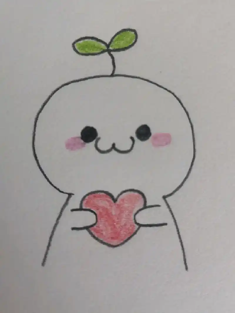 画画 #一起学画画 #儿童简笔画   春暖花开,可可爱爱. - 抖音