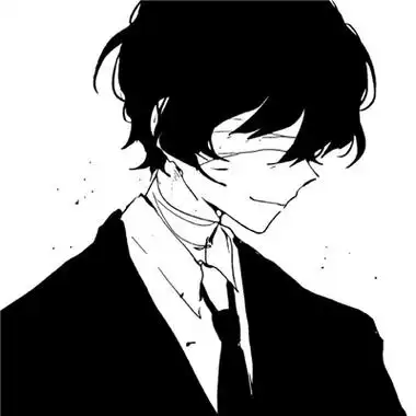 氛围感满满的黑白系动漫男头 优质黑白动漫男头高清