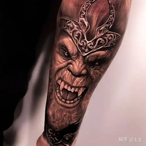 从泼猴到斗战胜佛齐天大圣纹身鉴赏