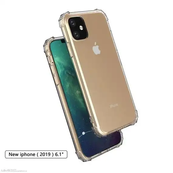 iphonexr2金色版渲染图曝光正面刘海小了/真香预警