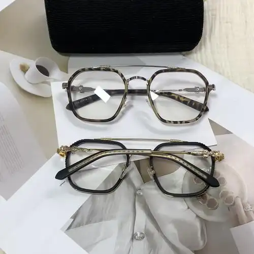 2021新款克罗星复古大框潮流眼镜框男豹花黑色时尚防蓝光近视镜框