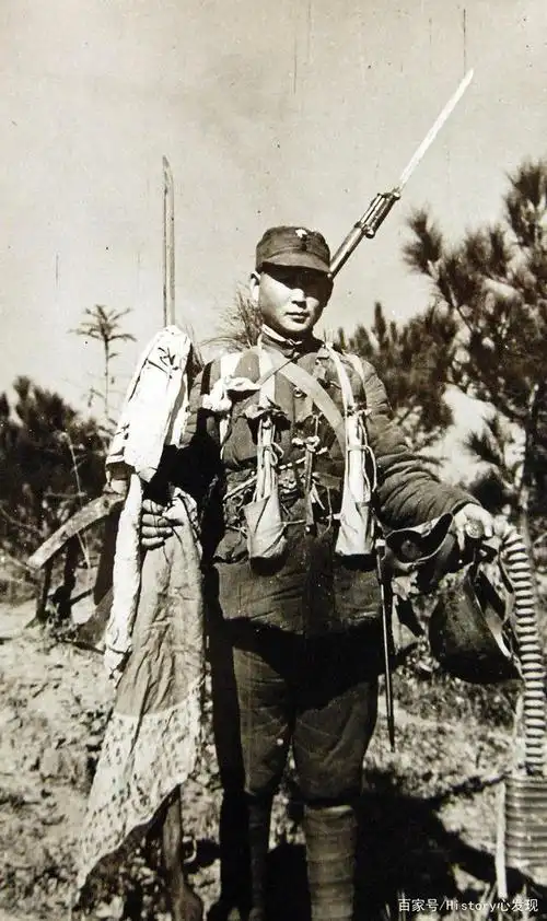 珍贵老照片:抗日战争期间中国老兵的雄姿英发
