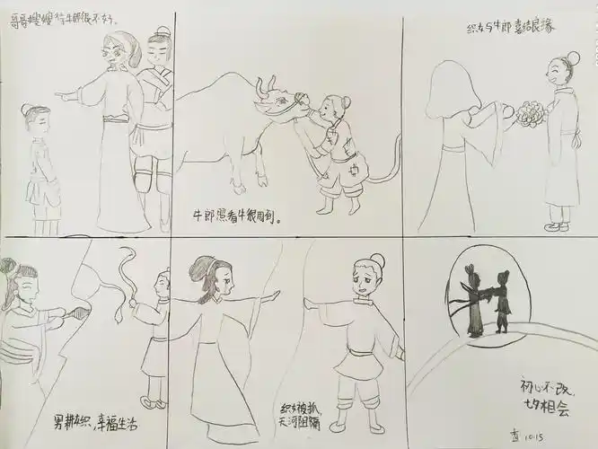 【语文】民间故事连环画展——牛郎织女