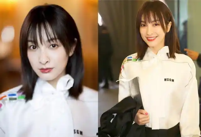 这两张照片和吴昕一同晒出的其他照片对比,她脸上的那种苍白会显得