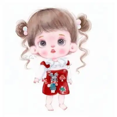 可爱女生头像 萌萌哒 卡通 手绘