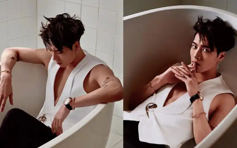 王嘉尔帅气撩人写真桌面壁纸