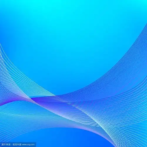 蓝色线条的抽象背景