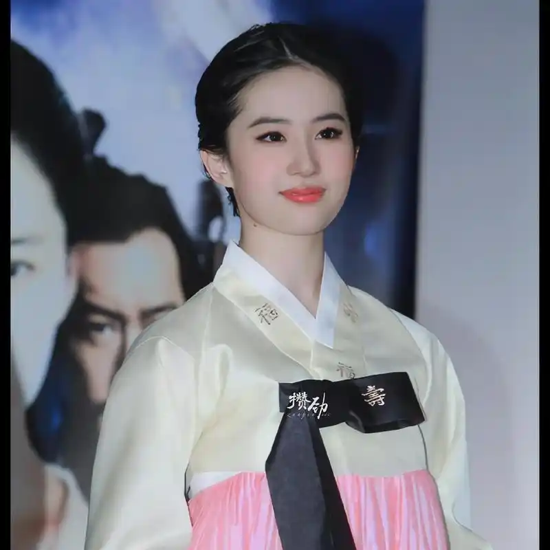 刘亦菲在韩国宣传倩女幽魂的活动图,韩国人被美得惊掉下巴:不愧是中国