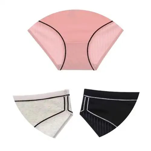 六只兔子少女夏季纯棉档学生内裤透气无痕薄日系三角包臀底裤简约