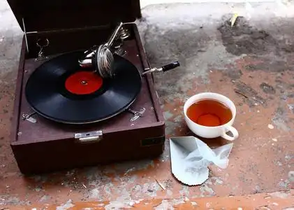 老唱片音乐合唱节照片