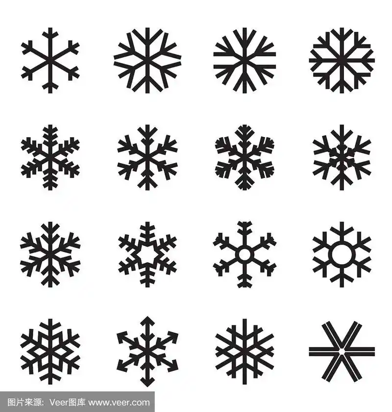 简单的雪花图标