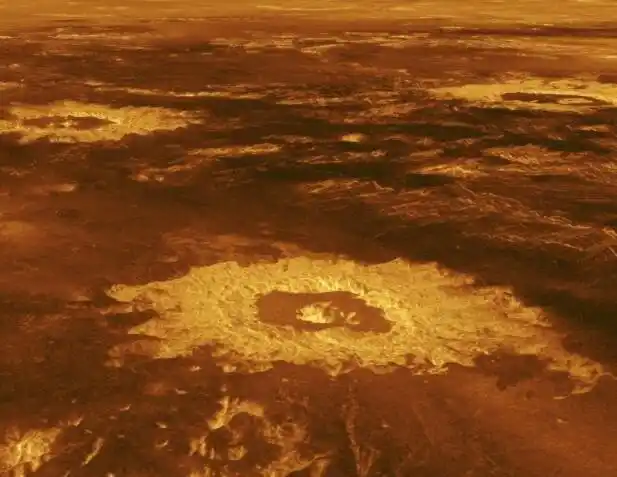 金星表面,由美国宇航局的麦哲伦 (magalh?