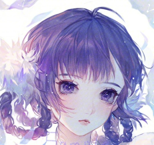 超可爱的二次元卡通头像我将自己摊成稿纸让岁月前来点苔