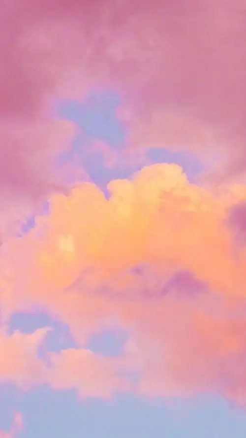 粉色少女心爆棚云朵