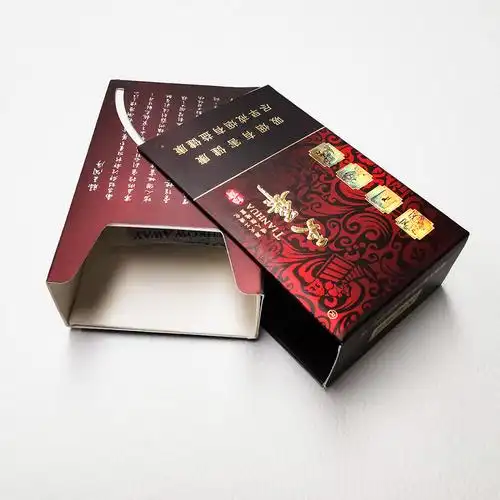 2019 新的高品质批发定制方形空香烟侧打开包装盒/20 烟盒