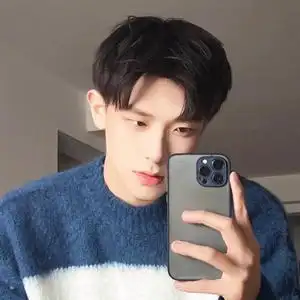 假发男短发造型韩版帅气中分刘海假发套自然蓬松男士仿真全头套式