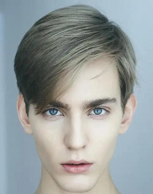 男脸模特正脸五官