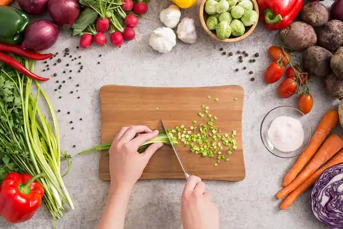 厨师做饭切菜的场景jpg高清图片