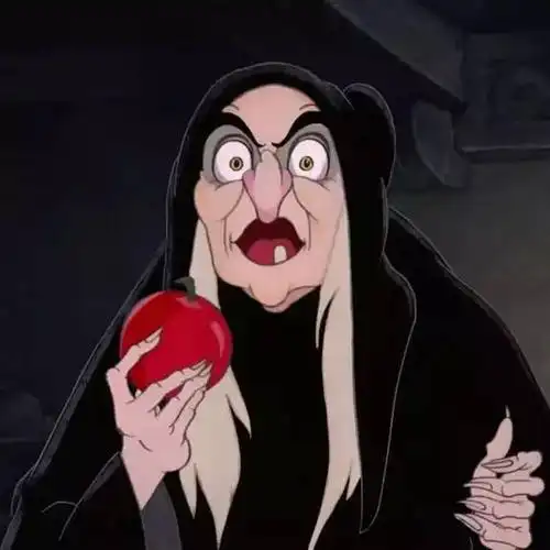 代表人物:巫婆(《白雪公主》)