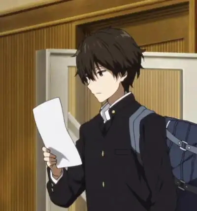 折木奉太郎和千反田爱瑠.