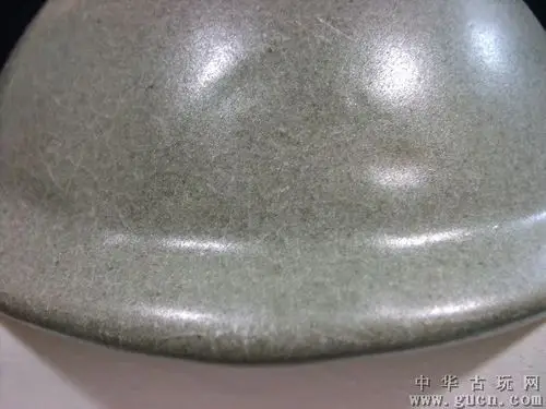 北宋临汝窑灰青釉斗笠碗