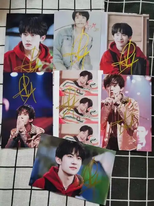 易烊千玺#签名照