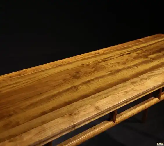 老料金丝楠罗锅枨长条案