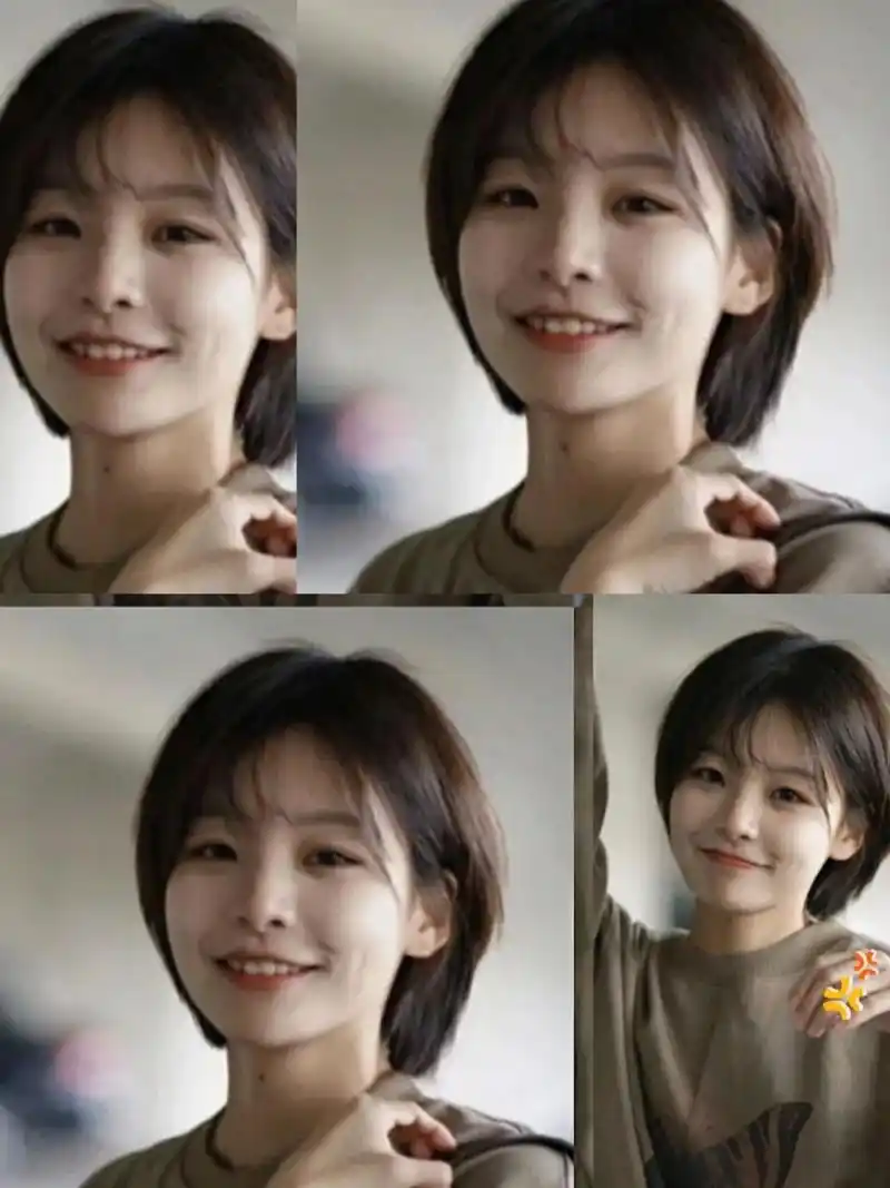 这种初恋短发真的很减龄很洋气,挂耳短发的一个特点就是特别的修饰