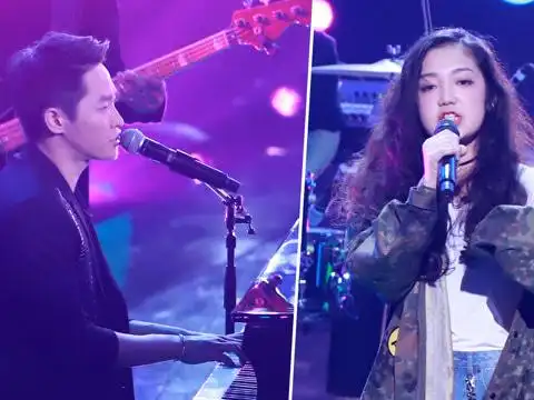 被惊艳到了有木有 《中国新歌声2》希林娜依高梁博《男孩》 @酷