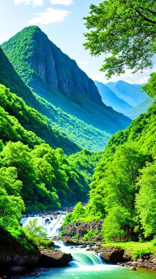 好山好水好风景#大山深处自然美山清水秀好风光 #感受大自然的 - 抖音