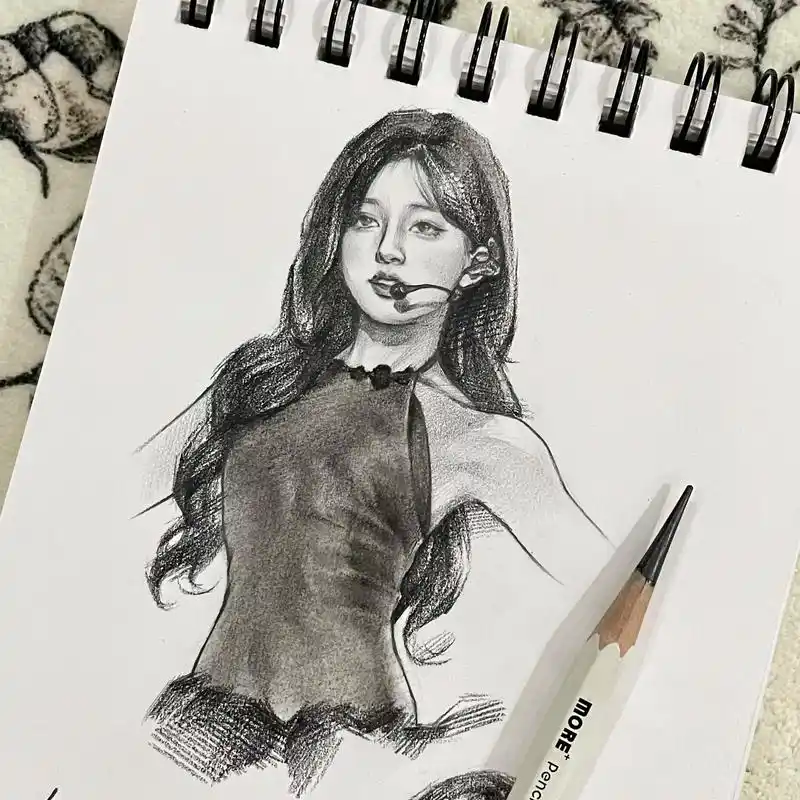 赵露思  #人物肖像 #灵魂画手 #手绘 - 抖音