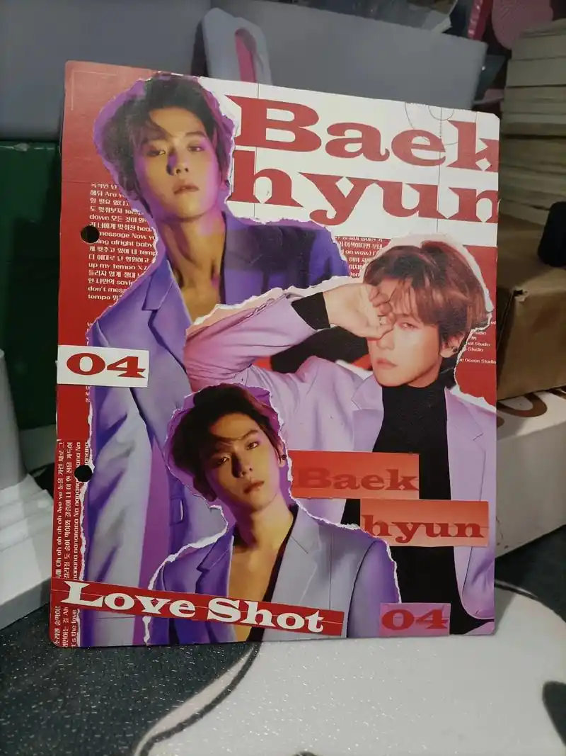 拼贴初体验!#exo #loveshot #边伯贤 #拼贴 - 抖音