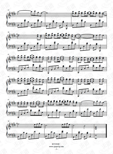 少年_梦然_钢琴谱_求谱网