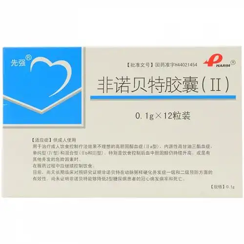 先强非诺贝特胶囊01g12粒