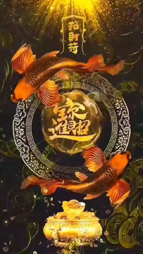 好运锦鲤招财进宝