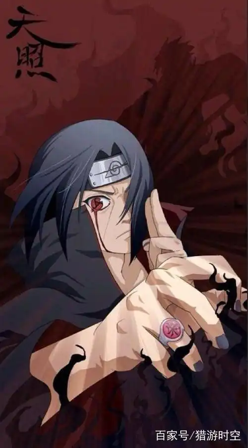 万花筒写轮眼瞳术天照!a鼬这是要用必杀技了吗?