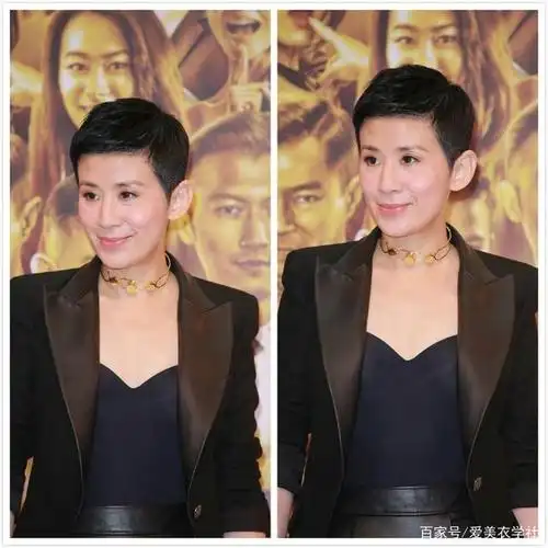 吴君如的短发造型也太帅了,有一种格外俊朗,又十分干练的感觉