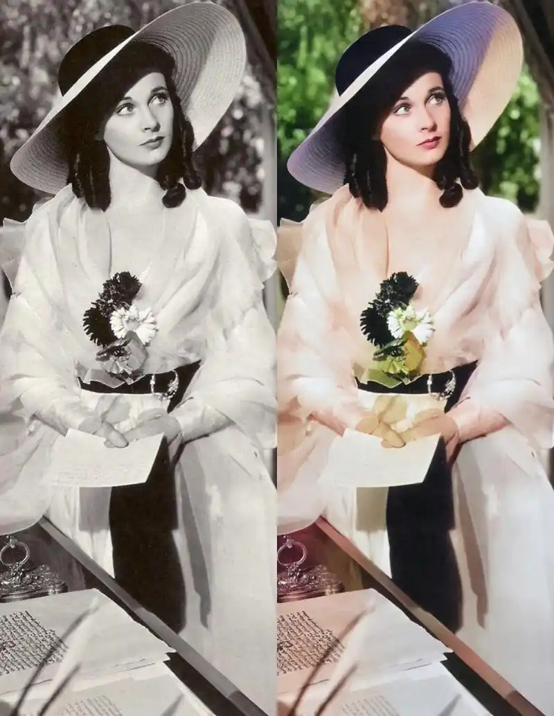 费雯丽和玛丽莲·梦露.费雯丽比梦露大16岁.