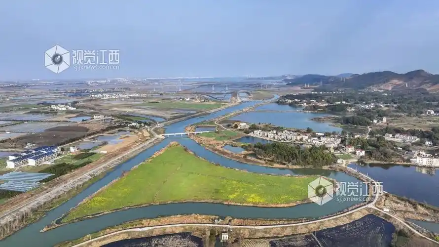 江西九江初春乡村美