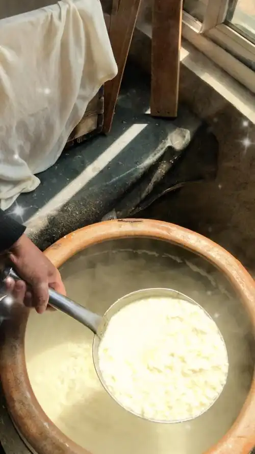 变成豆腐之前的豆花儿……豆腐的制作过程