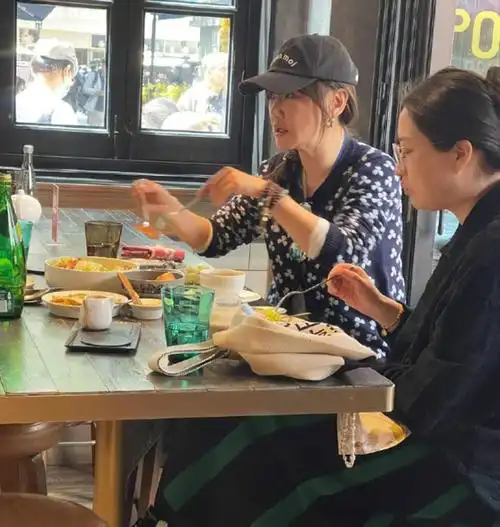 45岁薛佳凝和朋友聚餐生图苍老皮肤松垮离开胡歌至今未嫁