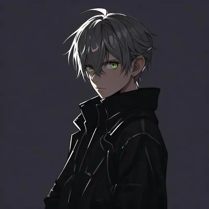 94暗黑系动漫男生头像92