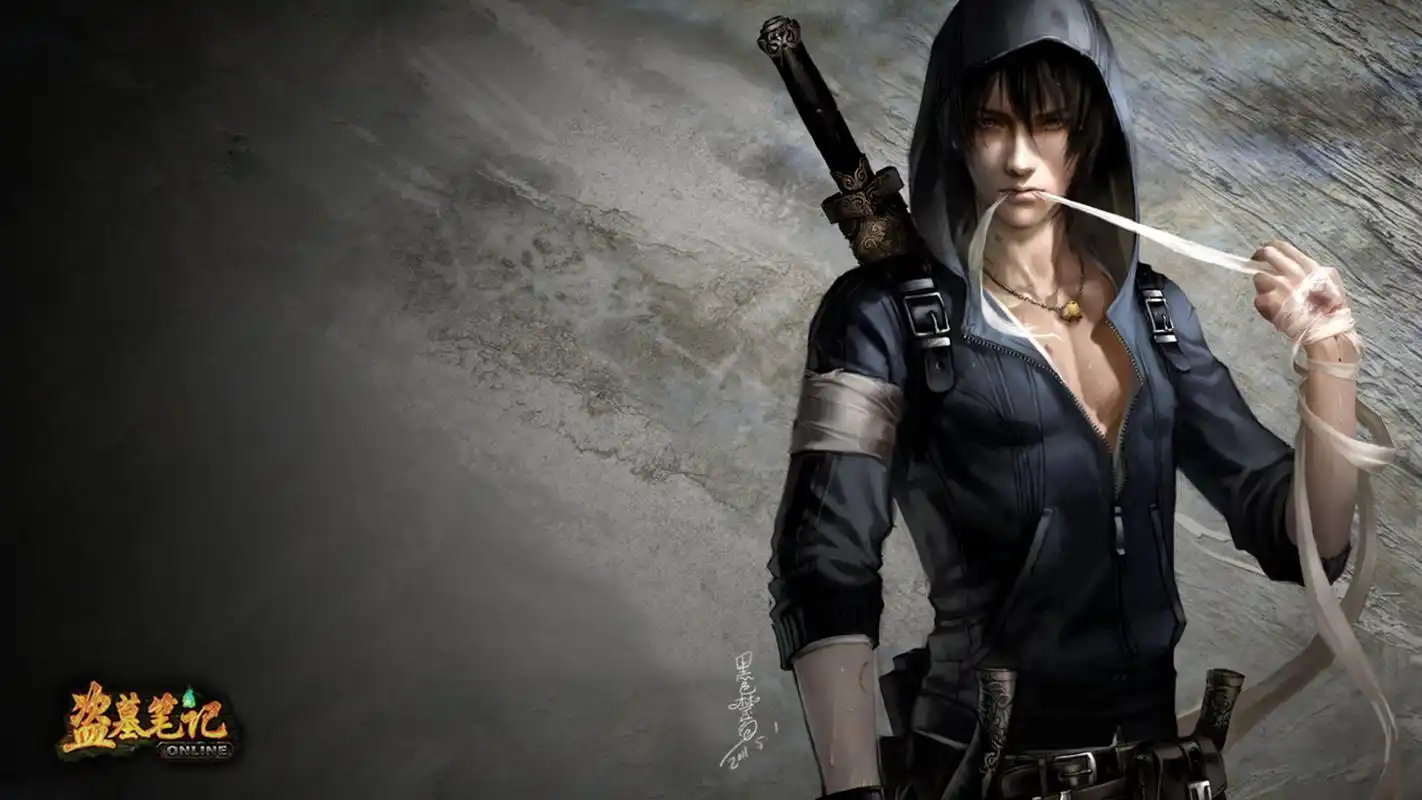 盗墓笔记动漫张起灵杨洋桌面壁纸下载高清大图预览1920x1080_卡通动漫