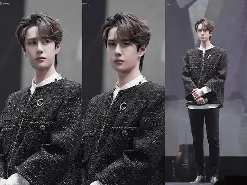 王一博陈情令泰国见面会舞台饭拍合集~下午是一身白色衬衣的青春学长