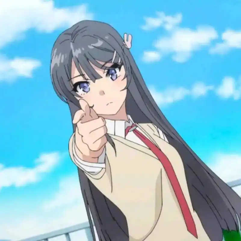 「青春猪头少年不会梦到兔女郎学姐」樱岛麻衣 头像情头表情包